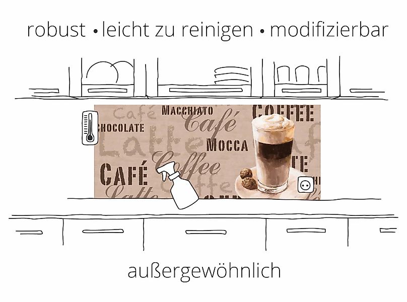 Artland Küchenrückwand »Ziegelmauer«, (1 tlg.), Alu Spritzschutz mit Klebeb günstig online kaufen