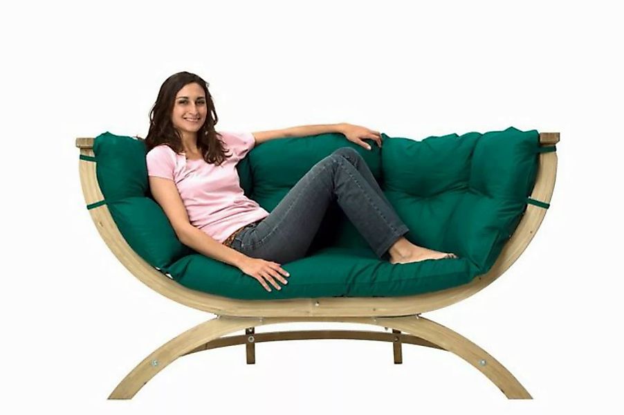 Amazonas Loungesofa Siena Due Verde: Stilvolles Gartenmöbelset für Zwei Per günstig online kaufen