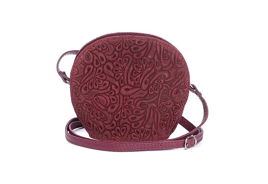 Der Trachtler Trachtentasche Velours, mit verspielter Prägung -ECHT LEDER- günstig online kaufen