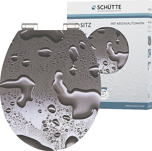 Schütte WC-Sitz Grey Steel, High Gloss günstig online kaufen