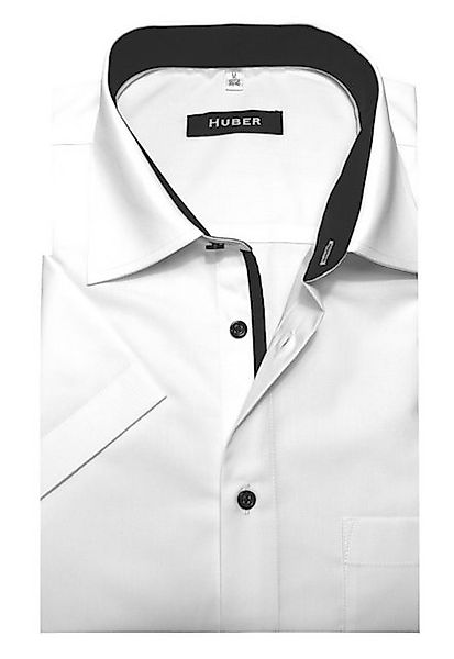Huber Hemden Kurzarmhemd HU-0199 Kentkragen, Kontrast, günstig online kaufen
