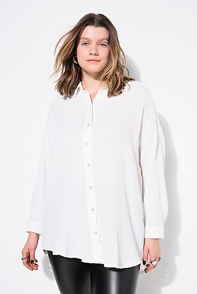 Studio Untold Hemdbluse Musselin Bluse oversized günstig online kaufen