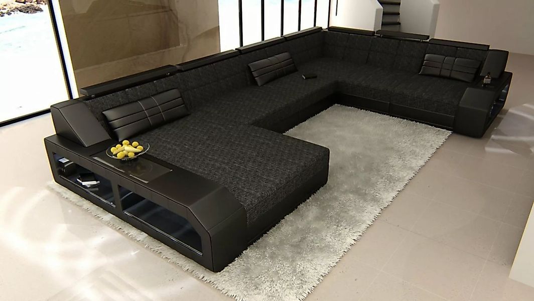 Sofa Dreams Wohnlandschaft Stoffsofa Polstersofa Matera XXL U Form Couch St günstig online kaufen