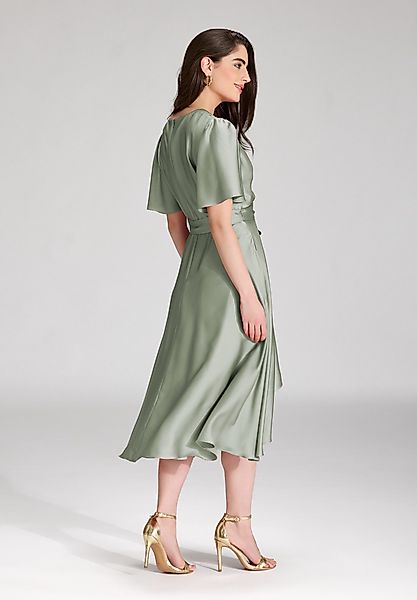 SWING Cocktailkleid Taillierter Schnitt mit fließendem günstig online kaufen