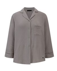 SASSYCLASSY Pyjamaoberteil Pyjamabluse Damen aus weichem günstig online kaufen