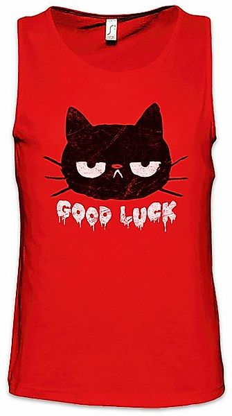Urban Backwoods Tanktop Cat Good Luck Ärmelloses T-Shirt Cat Katze Liebe Ca günstig online kaufen