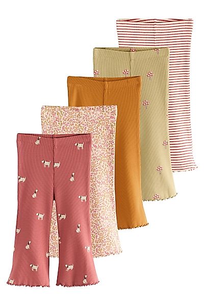 Next Leggings Ausgestellte Leggings im 5er-Pack günstig online kaufen