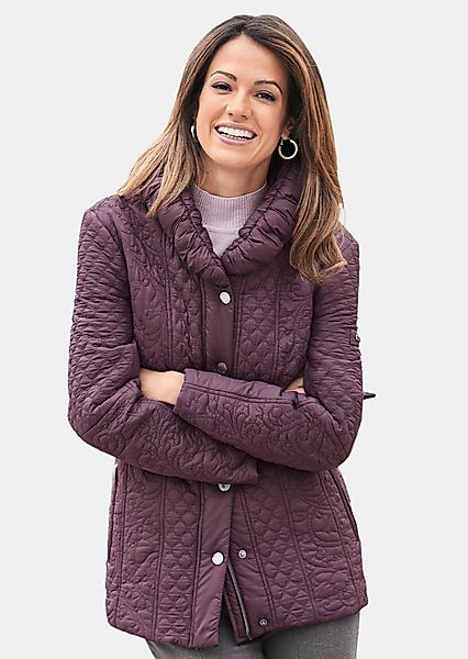 GOLDNER Kurzmantel Jacke mit attraktivem Stepp-Mustermix günstig online kaufen