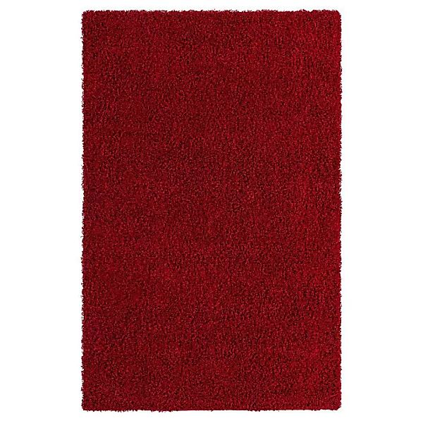 Hochflor Shaggy Teppich in Rot viele Größen - auch Läufer günstig online kaufen