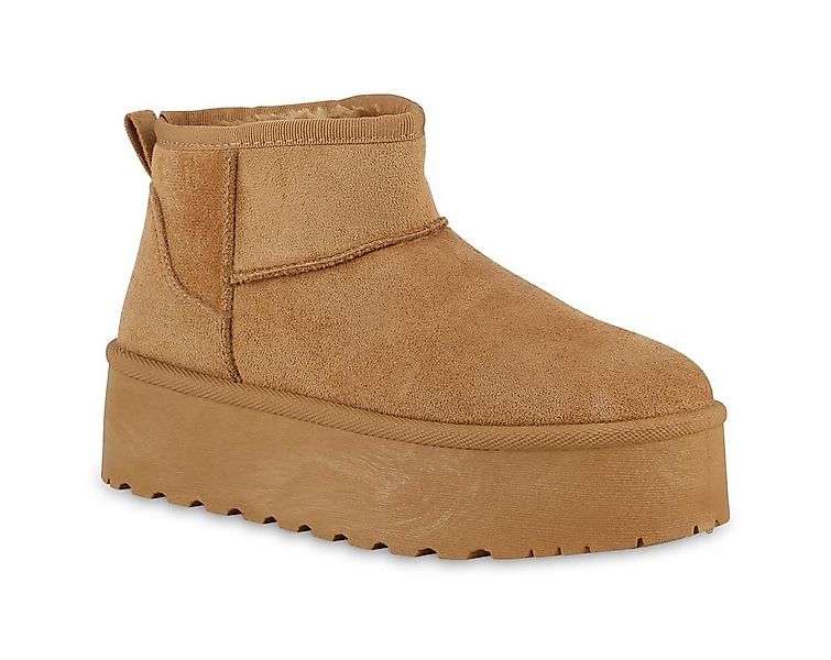 VAN HILL 841471 Winterstiefelette Damen Warm Gefüttert Winter Boots Stiefel günstig online kaufen