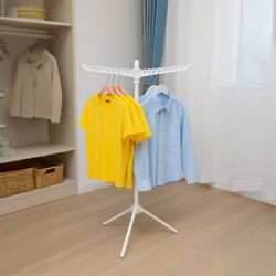 relaxdays Wäschespinne Bügelwäscheständer für 27 Kleiderbügel, günstig online kaufen