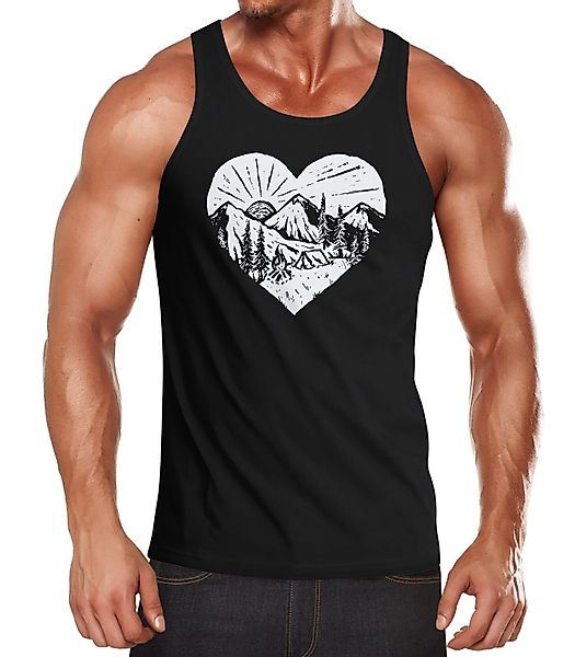 Neverless Tanktop Herren Tank-Top Wandern Berge günstig online kaufen