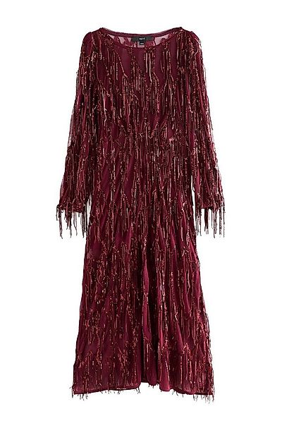 Next Maxikleid Festliches langärmliges Pailletten-Maxikleid (2-tlg) günstig online kaufen
