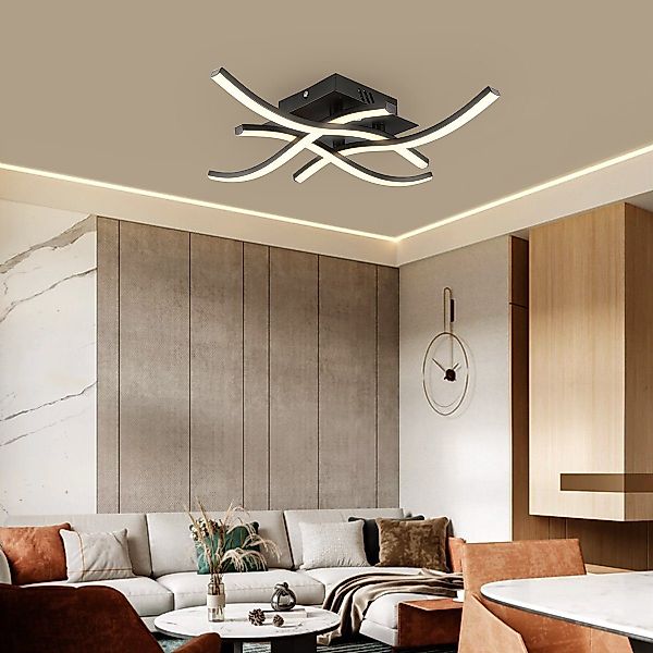WILGOON Deckenleuchte Wohnzimmerlampe Modern LED Deckenleuchte günstig online kaufen