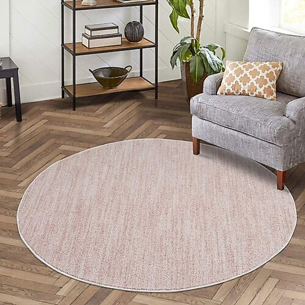 Carpet City Teppich »CLASICO 0052«, rund, 11 mm Höhe, Kurzflor, Hochtief-Mu günstig online kaufen
