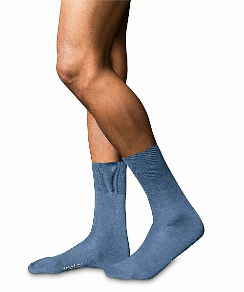 FALKE No. 6 Finest Merino & Silk Gentlemen Socken, Herren, 41-42, Blau, Uni günstig online kaufen