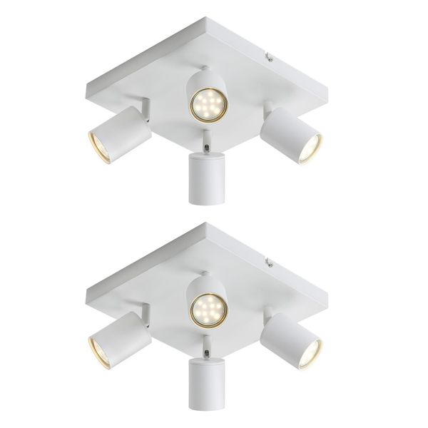 Nettlife Deckenstrahler Deckenstrahler Weiß GU10 4/6 günstig online kaufen