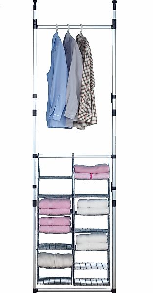 Ruco Teleskopregal, Aluminium/Kunststoff, höhenverstellbar von 250 - 300 cm günstig online kaufen