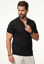 SOULSTAR Poloshirt mit Half-Zip Herren Kurzarm günstig online kaufen