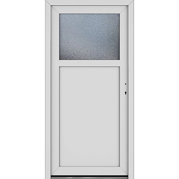 Roro Nebeneingangstür OKE 1154 Kunststoff 5FA Weiß 88 cm x 198 cm DIN R günstig online kaufen