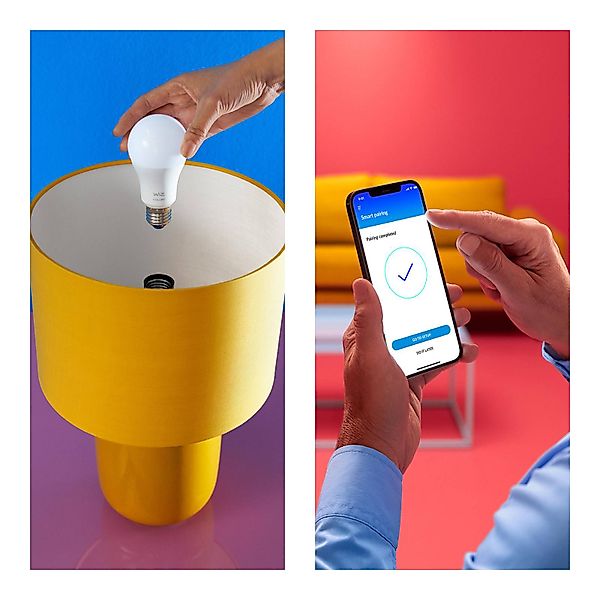 WiZ A60 LED-Lampe matt WiFi E27 8,5W RGBW günstig online kaufen