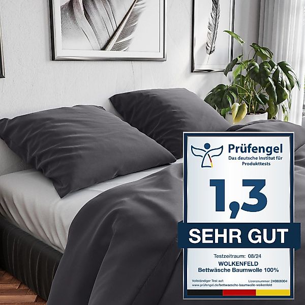 Wolkenfeld Bettwäsche "Renforcé Bettwäsche Baumwolle - Natürlich weiches Sc günstig online kaufen