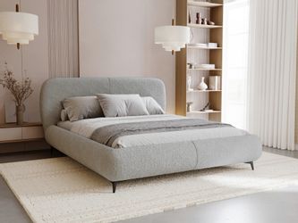 Compleo Polsterbett mit gepolstertem Kopf- & günstig online kaufen