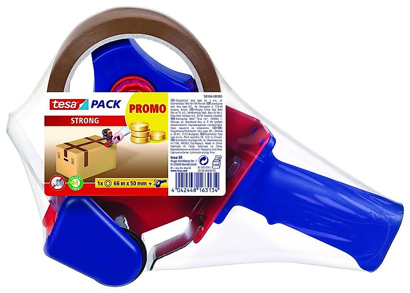 tesa Klebeband tesa Pack Strong 66 m x 50 mm, braun günstig online kaufen