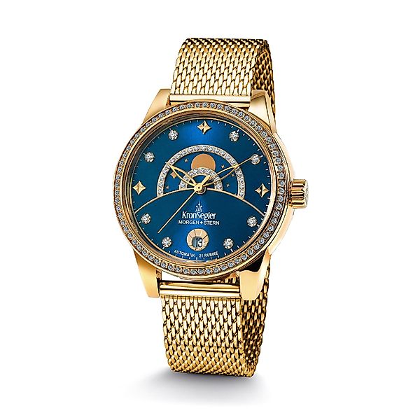 Kronsegler Automatikuhr Morgenstern Damenuhr, mit kratzfestem günstig online kaufen