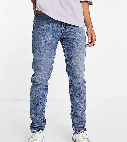 COLLUSION – x003 – Schmal zulaufende Jeans aus Bio-Baumwolle in verwaschene günstig online kaufen
