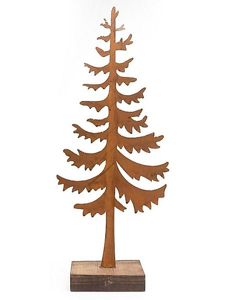 Trend Line Weihnachtsfigur TrendLine Dekofigur Metall Tannenbaum 64 x 26 cm günstig online kaufen