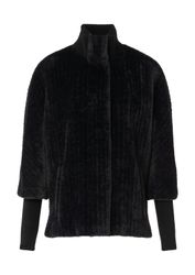 comma Funktionsjacke Outdoor-Jacke Cape aus Teddyplüsch günstig online kaufen