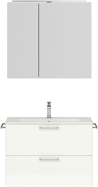 nobilia Badmöbel-Set "Tolvina", (2 St., vormontiert, mit Soft-Close), inkl. günstig online kaufen