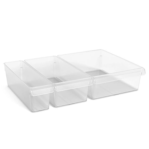 Rotho Kühlschrankorganizer-Set Loft 3 Transparent 3-teilig günstig online kaufen