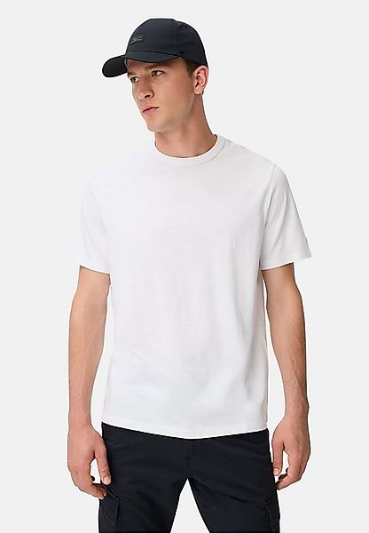 camel active T-Shirt aus reiner Baumwolle Kurzarm Rundhals günstig online kaufen