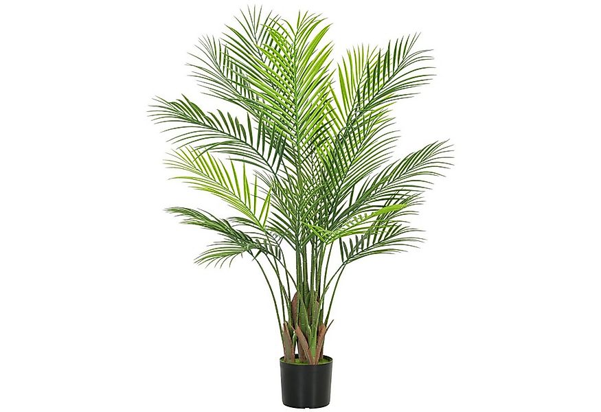 Kunstpflanze Künstliche Palme groß 120cm Kunstpflanze, Plastik Künstliche P günstig online kaufen