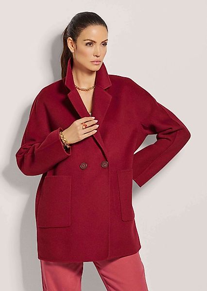 MADELEINE Kurzmantel Eleganter Wollmantel mit Reverskragen günstig online kaufen