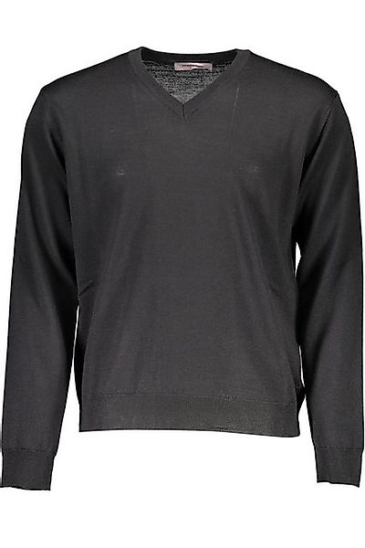 Romeo Gigli Strickpullover Eleganter Herrenpulli Schwarz mit V-Ausschnitt u günstig online kaufen