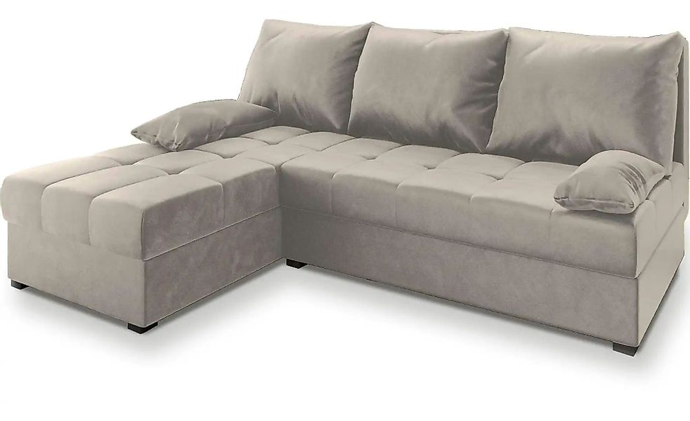 MASSENO Ecksofa  Rita ¦ beige ¦ Maße (cm): B: 200 H: 85 Polstermöbel > Sofa günstig online kaufen