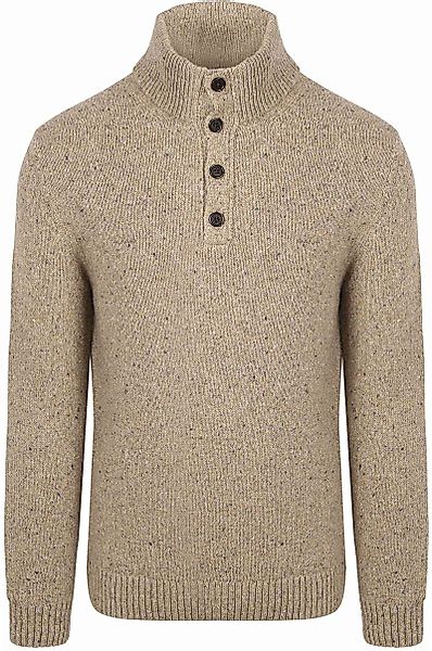 Gant Mocker Pullover Wool Blend Sand - Größe 3XL günstig online kaufen