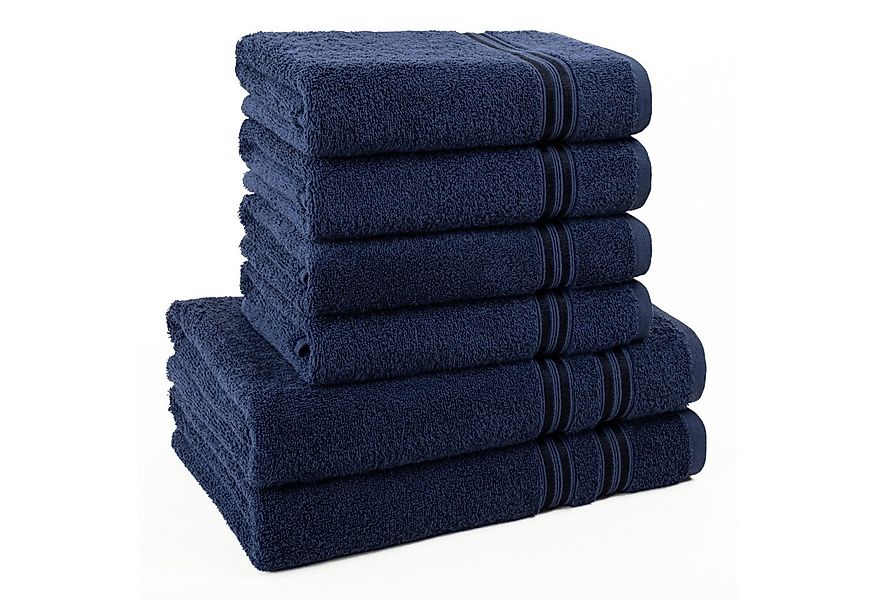 HAMMETEX Handtuch Set 6-teiliges Handtuch Set, 100% Baumwolle, Weich & Saug günstig online kaufen
