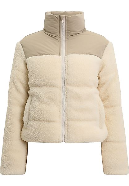 URBAN CLASSICS Winterjacke "Urban Classics Damen Ladies Short Sherpa Mix Pu günstig online kaufen