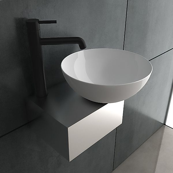 Alpenberger Aufsatzwaschbecken Gäste WC Waschbecken Klein günstig online kaufen