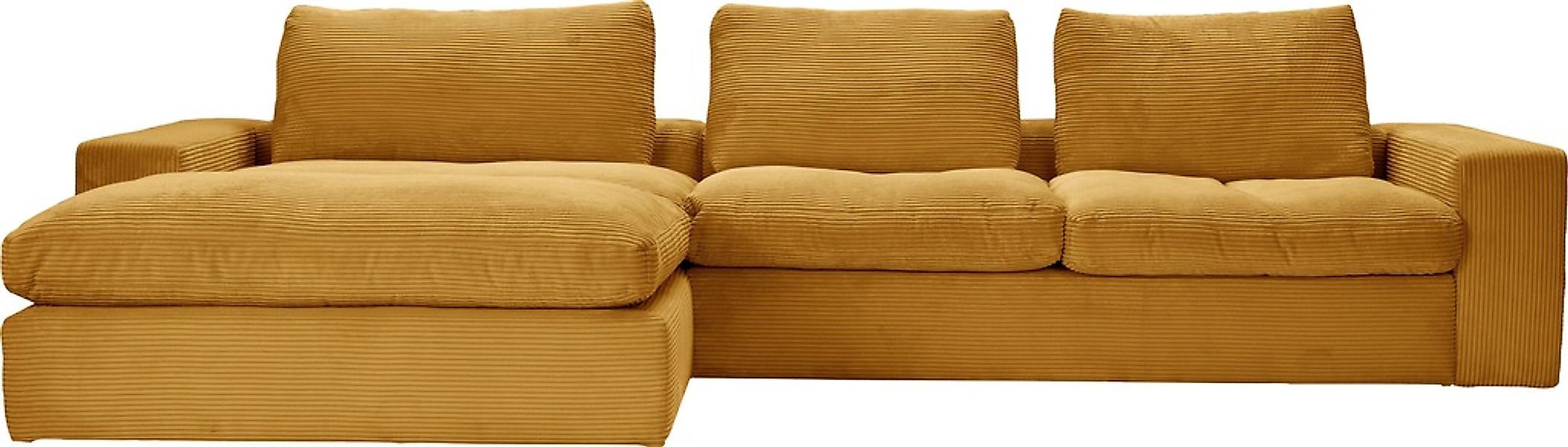 alina Ecksofa »Sandy«, mit Recamiere, in modernem Cordstoff günstig online kaufen