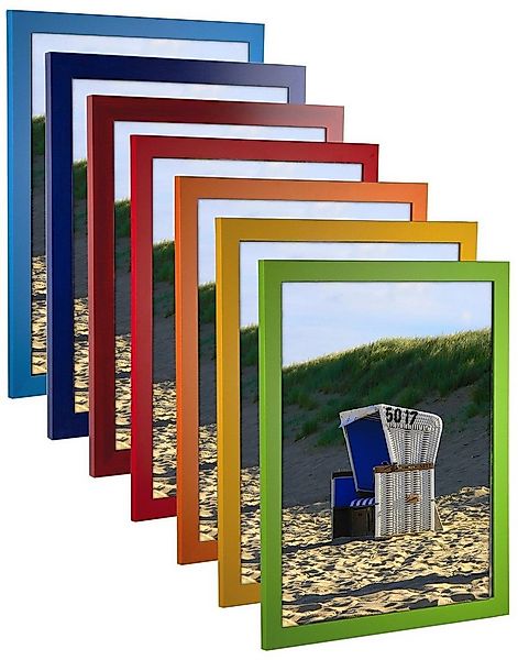 myposterframe Einzelrahmen Bilderrahmen Bunt Juno, (1 Stück), 21x29,7 cmDIN günstig online kaufen