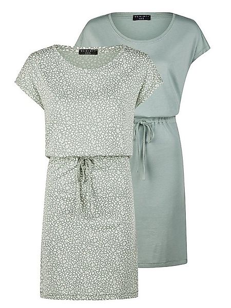 DENIMFY Sommerkleid Damen Kleid DFBella A-Linie Kurzarm Sommerkleid mit Run günstig online kaufen