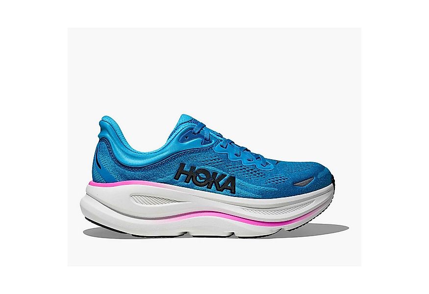 Hoka One One W Bondi 9 - Damen Laufschuh - Skyward Blue/Neon Fuchsia Laufsc günstig online kaufen