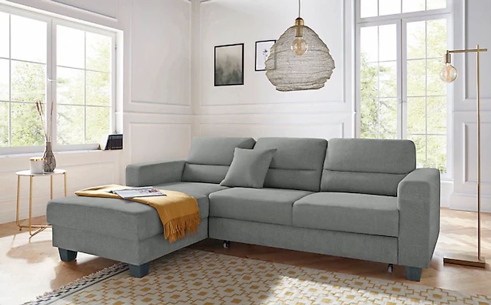 TRENDMANUFAKTUR Ecksofa »Chamber, zeitlos & modern, hoher Sitzkomfort, Brei günstig online kaufen