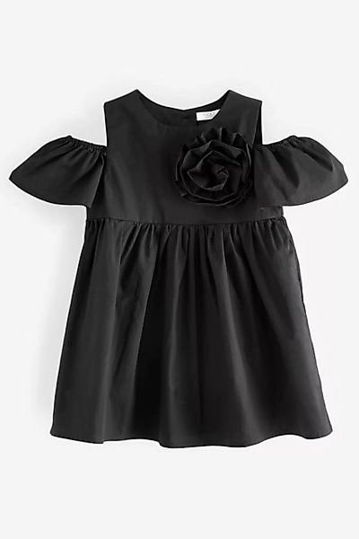 Next Partykleid Schulterfreies Kleid mit Ansteckblume (1-tlg) günstig online kaufen