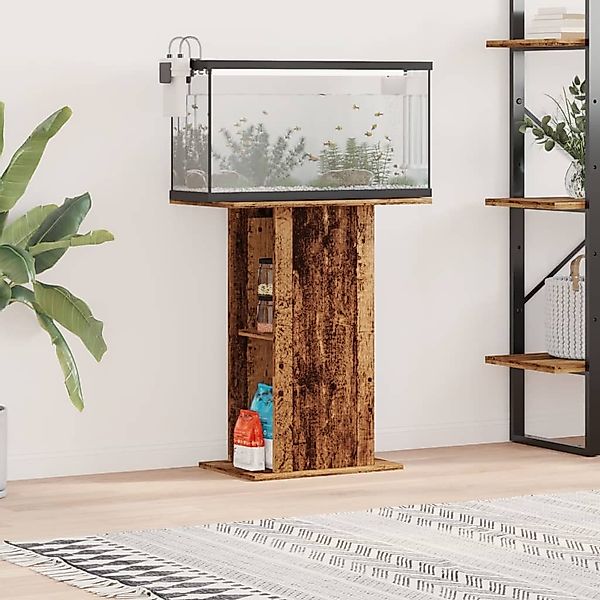 vidaXL Aquariumunterschrank Aquariumständer Altholz-Optik 36x60,5x72,5 cm günstig online kaufen